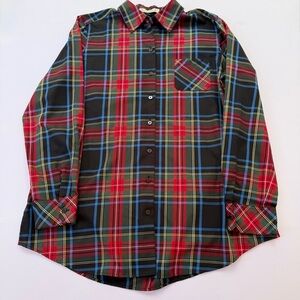 Woman’s Orvis Long Sleeve Plaid Shirt Size 14​​